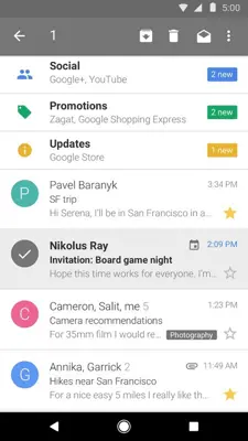 Gmail GO android App screenshot 9