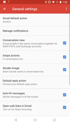 Gmail GO android App screenshot 3