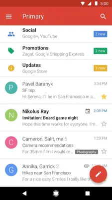 Gmail GO android App screenshot 6